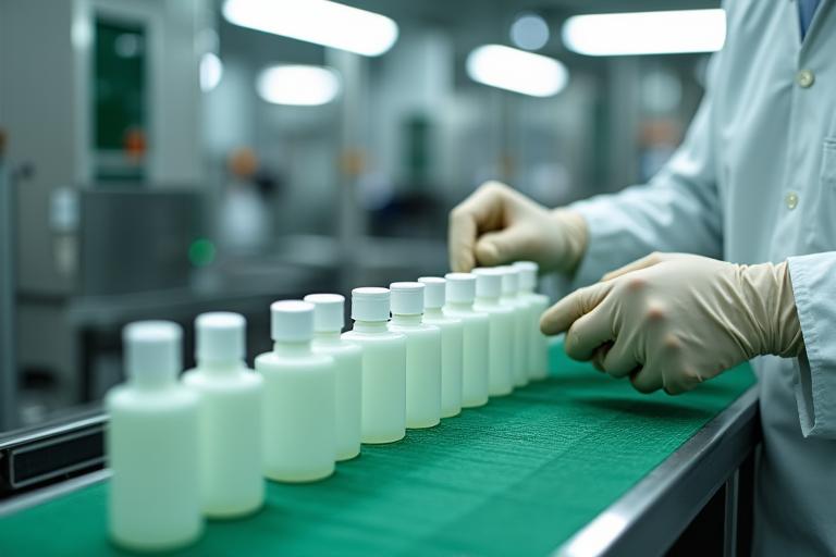 小ロットから対応可能な化粧品OEM製造ライン